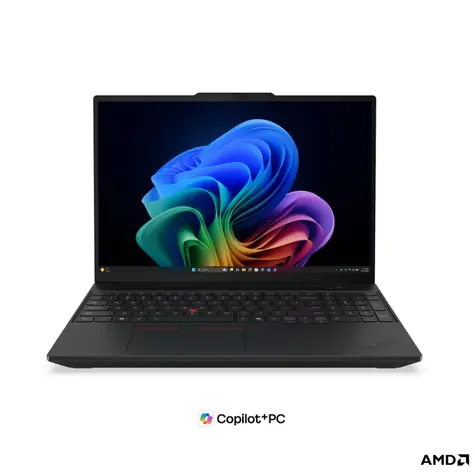 Lenovo ThinkPad T16 Gen 5 schwarz / Notebook / 16" WUXGA / AMD RYZEN AI 5 PRO 440 / 16 GB / 512 GB SSD / Radeon 840M / W11P