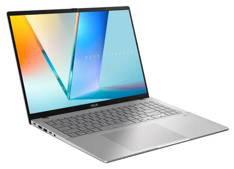 Asus Vivobook S16 M3607GA silber / Notebook / 16" WUXGA OLED / AMD RYZEN AI 7 445 2,0 GHz / 16 GB / 512 GB SSD