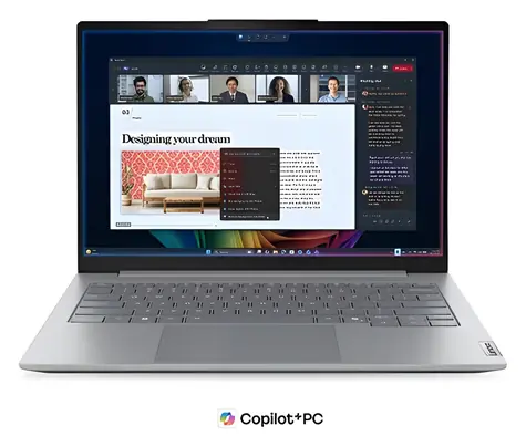 Lenovo ThinkBook 14 G9 grau / Notebook / 14" WUXGA / Intel Core Ultra 7 355 / 32 GB RAM / 512 GB SSD / Intel / Windows 11