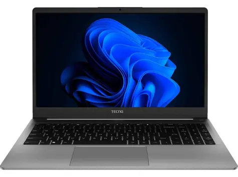 Tecno Megabook K15S grau / Notebook / 15,6" FHD IPS / Intel Core i3-1315U / 8 GB / 512 GB SSD / Windows 11