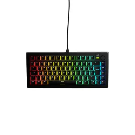 Glorious GMMK 3 75% - Fox (ISO UK) Schwarz / Gaming 75% TKL / USB-C / ISO (UK) Layout / Fox / RGB / 1,4 m