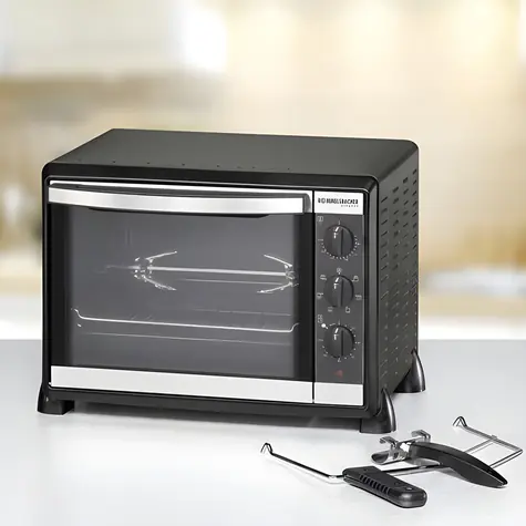 Rommelsbacher BG 1550 schwarz / Mini-Backofen / 1550 W / 30 l