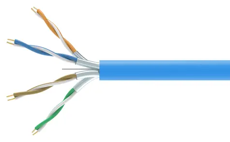 Equip blau / Installationskabel / Cat6A U/FTP / 305 m / LSZH / DCA
