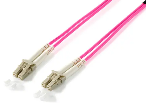 Equip -LC 5 m lila / Optisches Patchkabel / Multimode OM4 / Duplex / LSZH