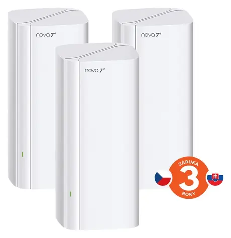 Tenda Nova EE3 Pro 3 Stück / Mesh-System / WiFi 7 / BE3600 / 9x GLAN/GWAN / WPA3 / VPN-Server