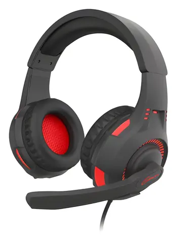 Genesis Radon 210 schwarz-rot / Gaming-Headset mit Mikrofon / 7.1 Virtual / USB