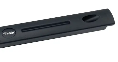 Equip " 1HE schwarz / Abdeckplatte / werkzeuglos / RAL9005