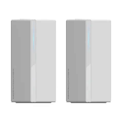 XIAOMI Mesh-System AX3000 NE (2 Stück) / MESH AX3000 / Dualband / 2,4 GHz - 574 Mbit/s / 5 GHz - 2402 Mbit/s / 1x GWAN + 3x GLAN