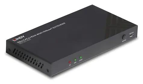 Lindy 38342 / HDBaseT-Empfänger / HDMI 4K60 / Cat.6 100m / IR / RS-232