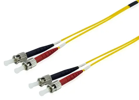 Equip -ST / Optisches Patchkabel / OS2 Singlemode / Duplex / 1 m / gelb