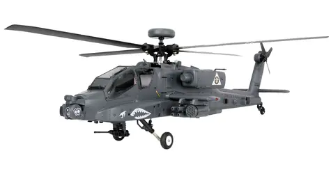 AMEWI RC-Hubschrauber Apache AH-64D grau / 1:32 / RTF / 6 Kanäle / 2,4 GHz