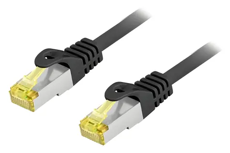 Equip Cat6a S/FTP Outdoor 7,5 m schwarz / Patchkabel / RJ45-RJ45 / PoE+ / LSZH