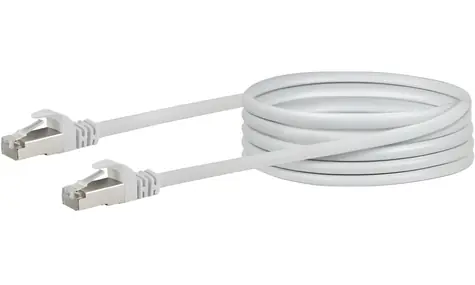 Schwaiger CAT6 weiß / Patchkabel / S/FTP / RJ-45 / 2,5 m / 250 MHz / 1000 Mbit/s