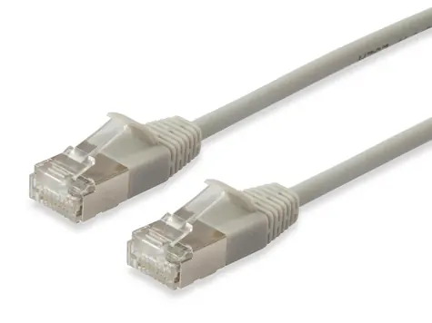 Equip Cat6A SlimFlex beige / Netzwerkkabel / F/FTP / 1,5 m / LSZH / PoE+