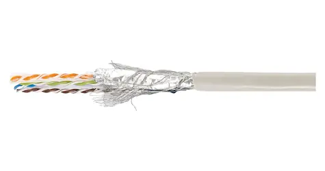 Equip Cat6 305 m beige / Installationskabel / SF/UTP / AWG 23 / LSZH