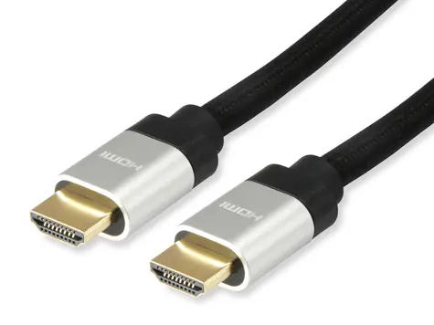 Equip: HDMI 2.1 schwarz / HDMI-Kabel / 5 m / 8K/60Hz / 48 Gbit/s / eARC