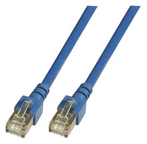 EFB-Patchkabel RJ45 15 m blau / Patchkabel / Cat5e SF/UTP / 1000 Mbit/s