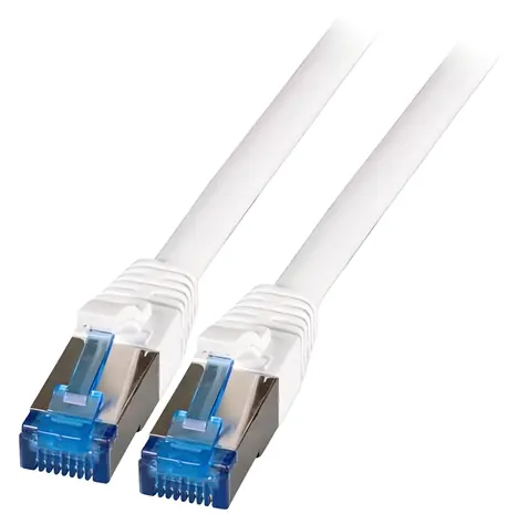 EFB CAT6a S/FTP 1m weiß / Patchkabel / RJ-45 / LSZH