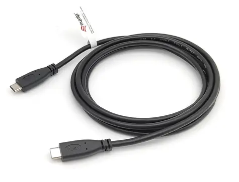 Equip: USB-C-zu-USB-C-Kabel (schwarz), Lade- und Datenkabel, PD 60 W, USB 2.0, 0,5 m