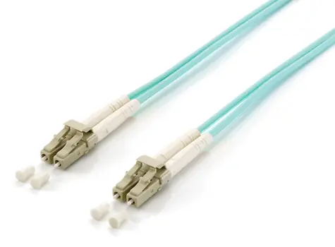 Equip Kabel LC-LC OM3, 25 m, türkis / Patchkabel / Multimode / Duplex / LSZH