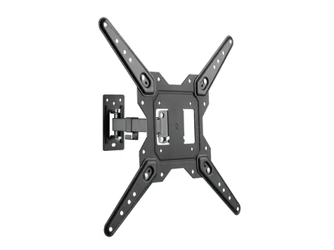 Equip 650412 schwarz / TV-Wandhalterung / 23-55" / VESA 400x400 / ausziehbar, neigbar, drehbar / Tragkraft 30 kg