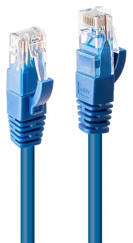 Lindy 48016 blau / Patchkabel / CAT6 U/UTP / 0,5 m / 10GBase-T