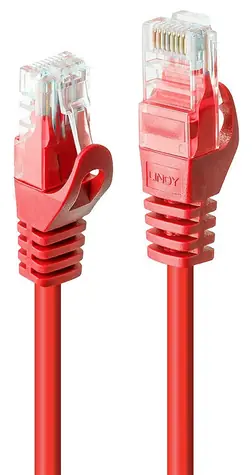 Lindy U/UTP Basic rot / Patchkabel / Cat6 / RJ-45 / 5 m