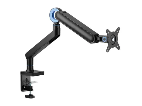 Equip 650184 schwarz / Tischmonitorhalterung / 17-35" / VESA 75-100 mm / Tragkraft 10,5 kg / 360°