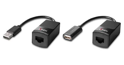 Lindy USB 1.1 Extender Basic / Extender / bis zu 60 m / Cat.5e, Cat.6