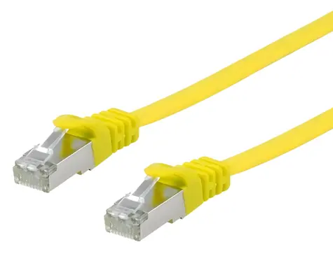 Cat6a Equip 0,5 m gelb / Patchkabel / U/FTP / LSZH