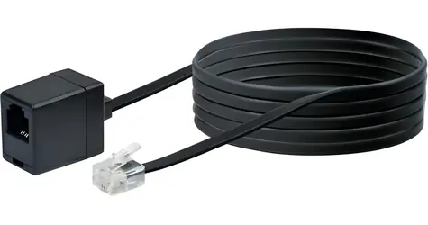 Schwaiger Telefonverlängerungskabel / RJ-11 - RJ-11 / 10 m