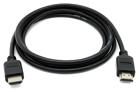 HDMI-Kabel mit Ethernet- Equip (schwarz) / Videokabel / HDMI auf HDMI / 1,8 m / 1080p 60 Hz