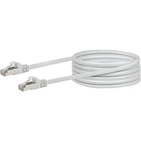 Schwaiger weißes Netzwerkkabel / Cat6 / S/FTP / RJ-45 / 20 m