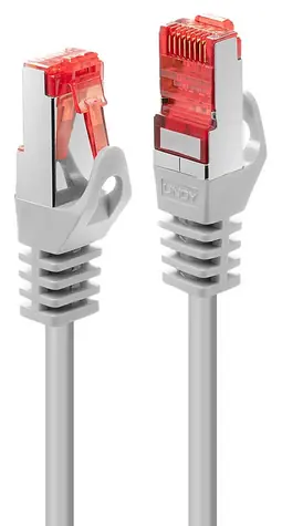Lindy Cat6 grau / Patchkabel / S/FTP / 3 m / RJ-45
