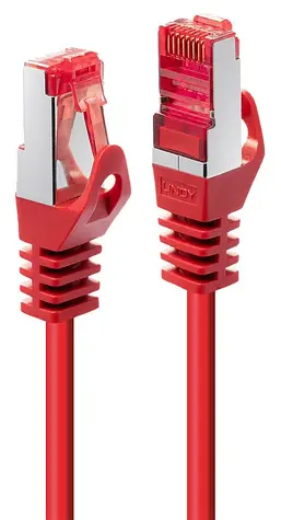 Lindy Cat6 S/FTP rot / Patchkabel / RJ-45 / AWG28 / 0,5 m
