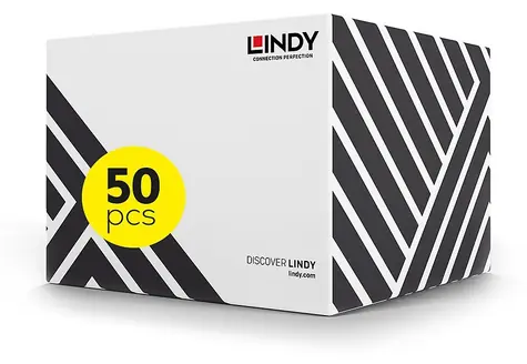 Lindy Cat6 grau 3 m / Patchkabel S/FTP / RJ-45 / 50 Stück / 250 MHz