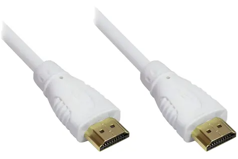 Techly weiß / HDMI-Kabel / 0,5 m / 4K / mit Ethernet / ARC