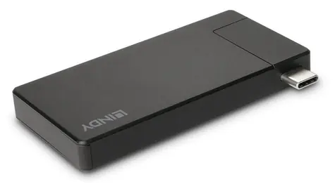 Lindy DST-Micro / Dockingstation / USB-C / 4K HDMI / USB 3.2 / PD 60W