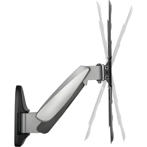 Schwaiger schwarze TV-Wandhalterung / 23" - 55" / VESA 400x400 / max. 30 kg / neigbar, drehbar