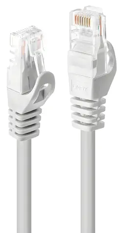 Lindy Basic weiß / Patchkabel / Cat6 U/UTP / 5 m / RJ-45