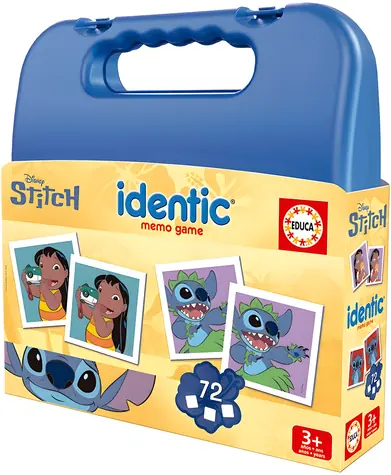 Educa Pexeso Stitch im Etui / 72 Karten