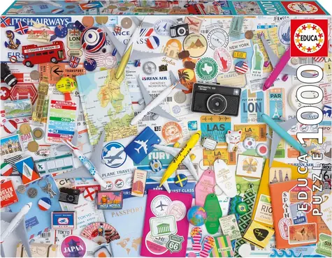 Educa Puzzle Reisecollage / 1000 Teile