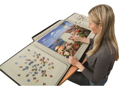 JUMBO Puzzlematte Porta Puzzle Standard / bis zu 1500 Teile / 90 × 60 cm