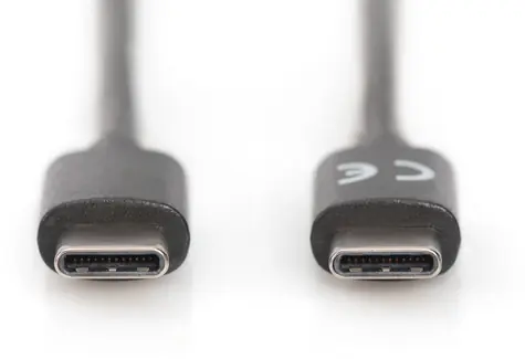 Digitus schwarz / USB-C-zu-USB-C-Kabel / USB 2.0 / 1 m