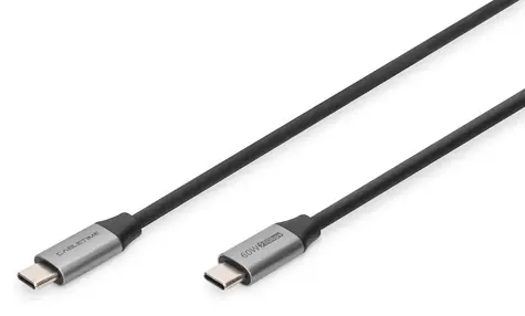 Digitus USB-C - USB-C / Anschlusskabel / PD 60W / USB 3.0 Gen1 / 4K / 1 m