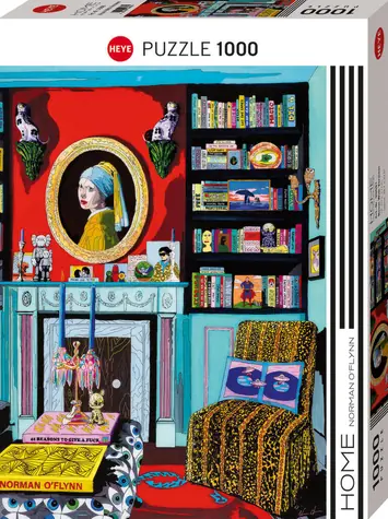 HEYE Puzzle Room mit Vermeer / 1000 Teile / 50 × 70 cm