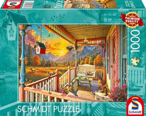 Schmidt Puzzle Bergveranda / 1000 Teile