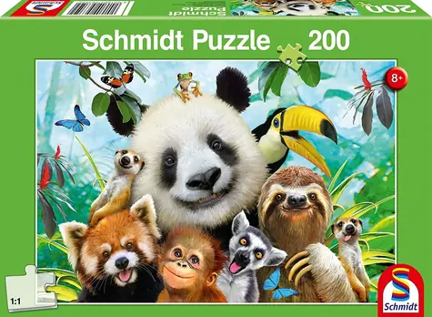 Schmidt Puzzle Tierspaß / 200 Teile