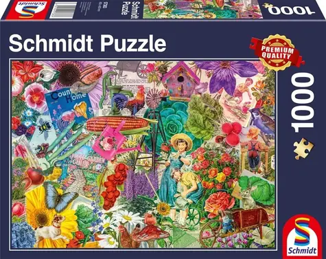 Schmidt Puzzle Fun Gardening / 1000 Teile