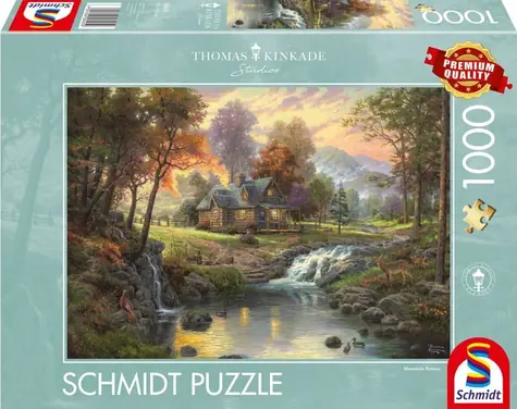 Schmidt Puzzle Berghütte / 1000 Teile